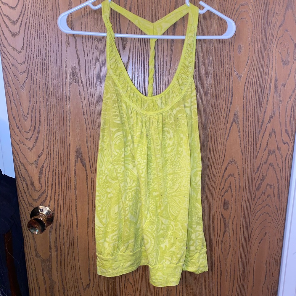 Xl yellow green tank